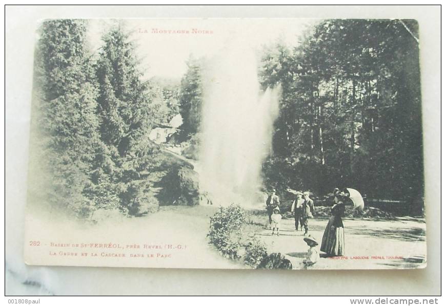 Bassin De St Ferréol , Près Revel - La Gerbe Et La Cascade Dans Le Parc :::::: Animation - Revel