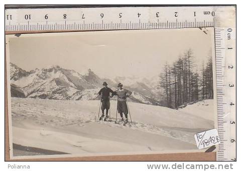 PO4842B# FOTOGRAFIA - MILITARI ALPINI SCIATORI - BARDONECCHIA 1933 - Guerre, Militaire