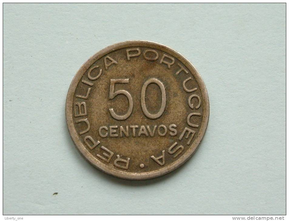 1936 - 50 CENTAVOS ( Scarce ) / KM 65 ( Uncleaned - For Grade, Please See Photo ) ! - Mozambique