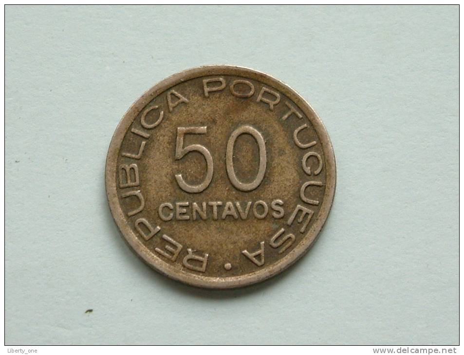 1936 - 50 CENTAVOS ( Scarce ) / KM 65 ( Uncleaned - For Grade, Please See Photo ) ! - Mozambico