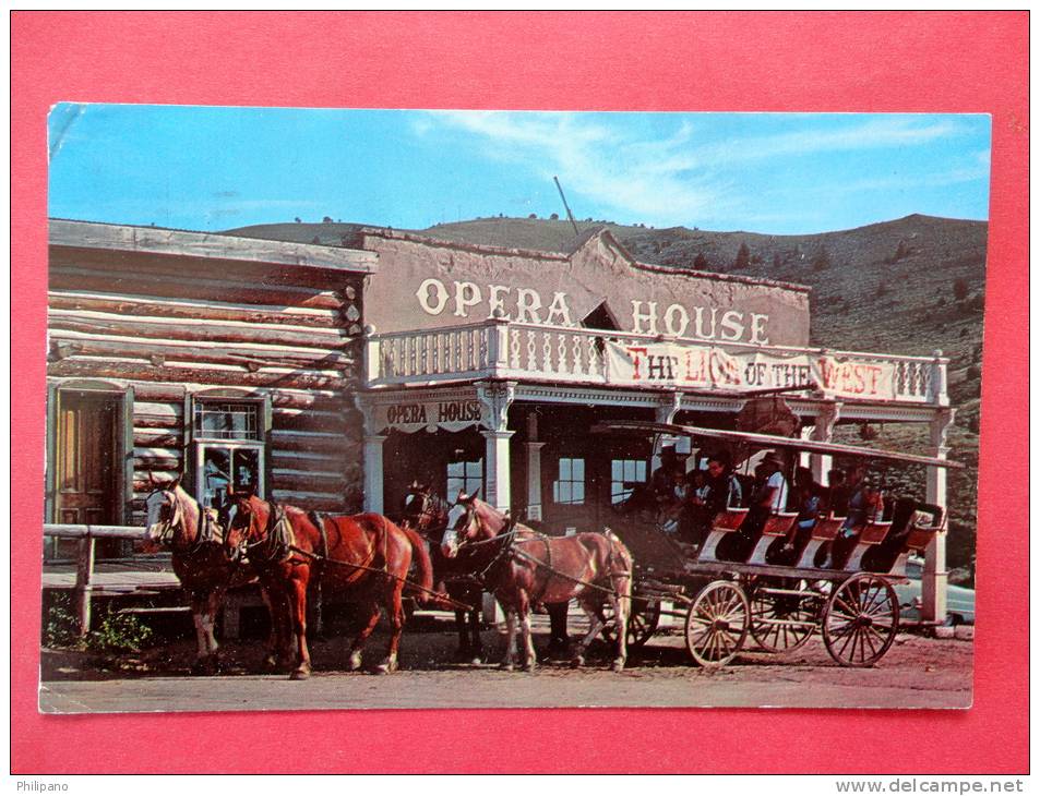 Stagecoach  At Virginia City Montana  1973 Cancel === == Ref 617 - Other & Unclassified