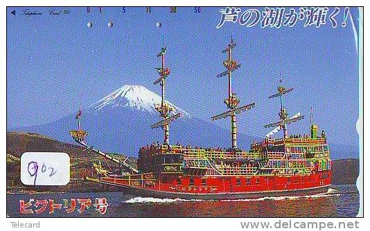 Télécarte JAPON * BATEAU * PHONECARD JAPAN * SHIP * CRUISE  (902) TELEFONKARTE SCHIFF * Schip - Boot - Barco - - Boten