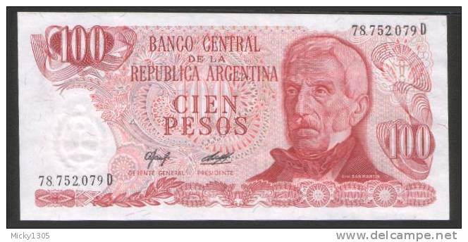 Argentinien / Argentina - 100 Pesos Ungebraucht / Mint (m129) - Argentina