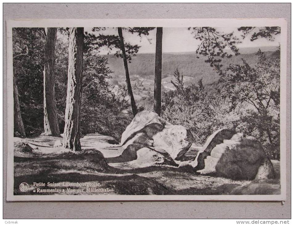 Petite Suisse Luxembourgeoise, "Rammenlay" Vue Sur Müllerthal - Berdorf