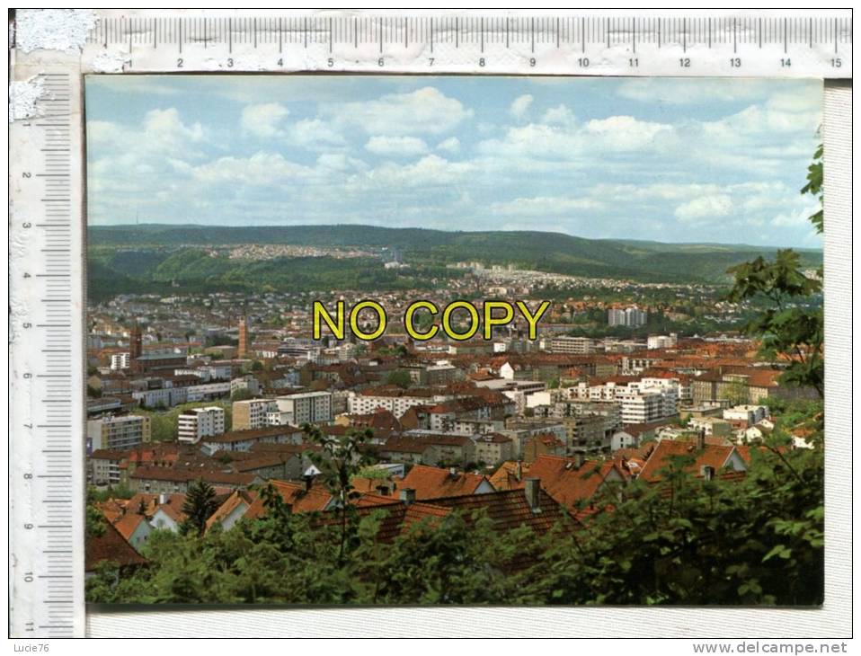 PFORZHEIM - Blick Vom Wartberg - Goldstadt - Zentrum Der Deutschen Schmuck  - Silberwaren Und Uhrenindustrie - Pforzheim