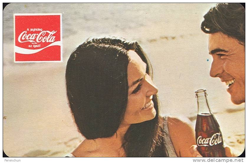 COCA-COLA * SOFT DRINK * WOMAN * GIRL * SZABADEGYHAZA * CALENDAR * SZSZV 1976 * Hungary - Small : 1971-80