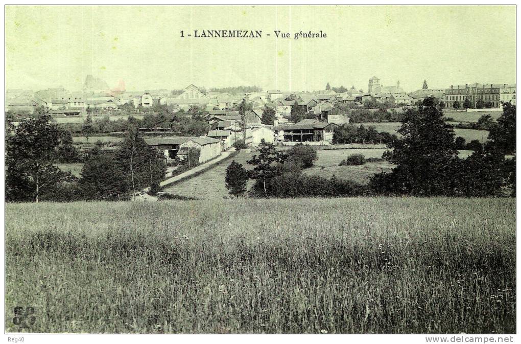 D65 - LANNEMEZAN  - Vue Générale - Lannemezan