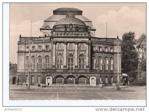 Karl-Marx-Stadt Opernhaus Sw Gezackt 20.8.1964 - Chemnitz (Karl-Marx-Stadt 1953-1990)