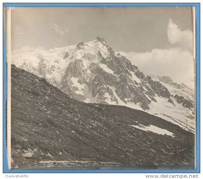 VERS 1930 VIEILLE PHOTO EN HAUTE SAVOIE -   20 X 17 Cm - Otros & Sin Clasificación