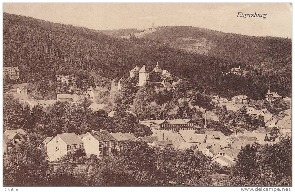 Bad Elgersburg, Mit Schloss Und Hohe Warte, Um 1920 - Elgersburg