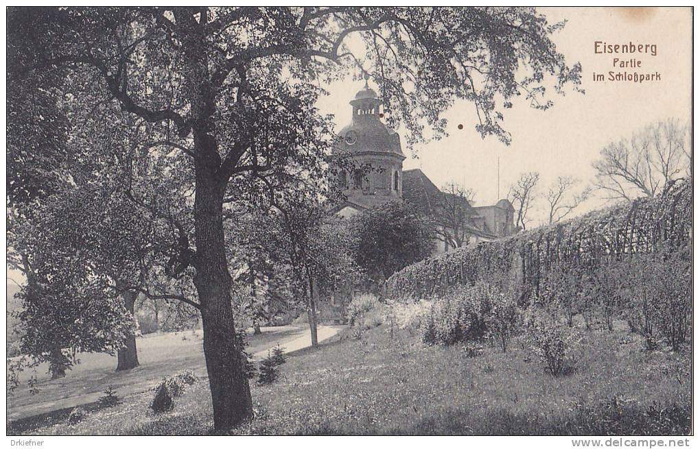 Eisenberg, Partie Im Schlosspark, Um 1909 - Eisenberg