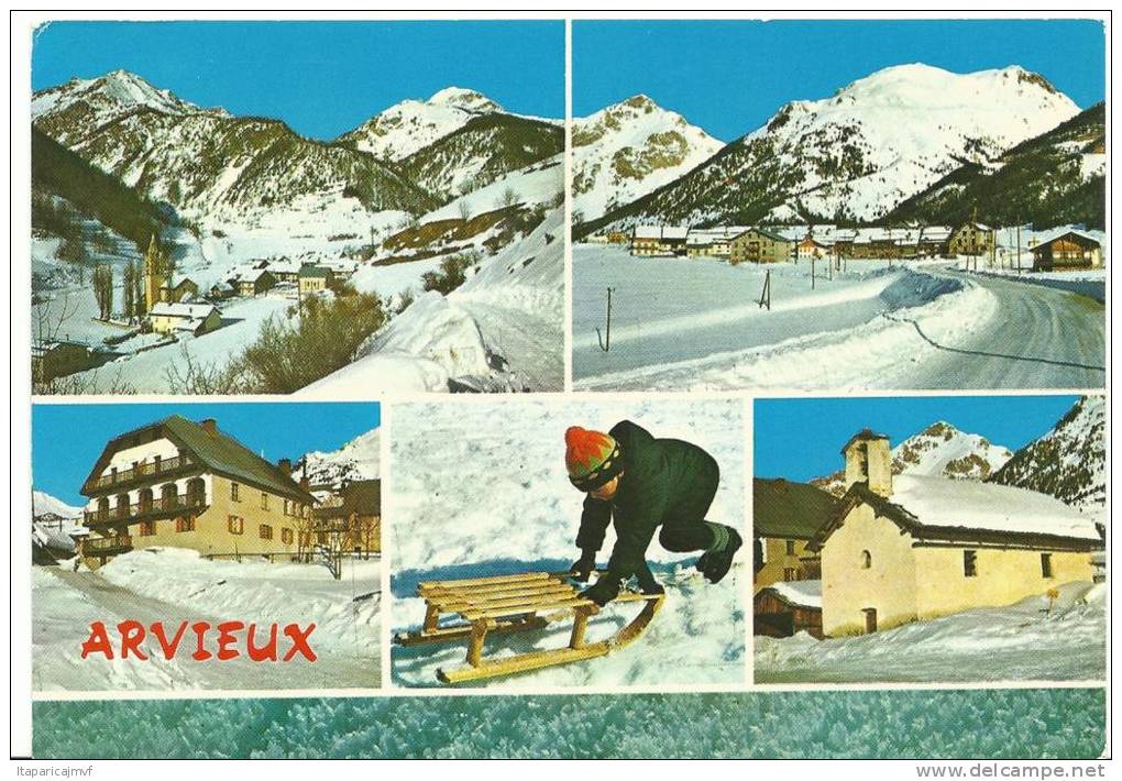 Hautes  Alpes :  ARVIEUX    ;  Vue 1986 - Autres & Non Classés