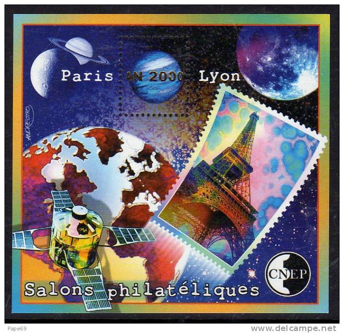 France CNEP N ° 31  XX Salons Philatéliques Paris- Lyon 2000,  Le Bloc  TB - CNEP