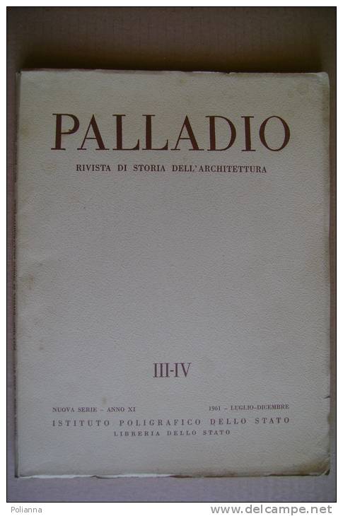 RA#06#05 Rivista Architettura PALLADIO 1961/Atri Cattedrale/S.Giovanni Di Patù/Monastero Di Daou-Pendeli/Cetona - Arts, Architecture