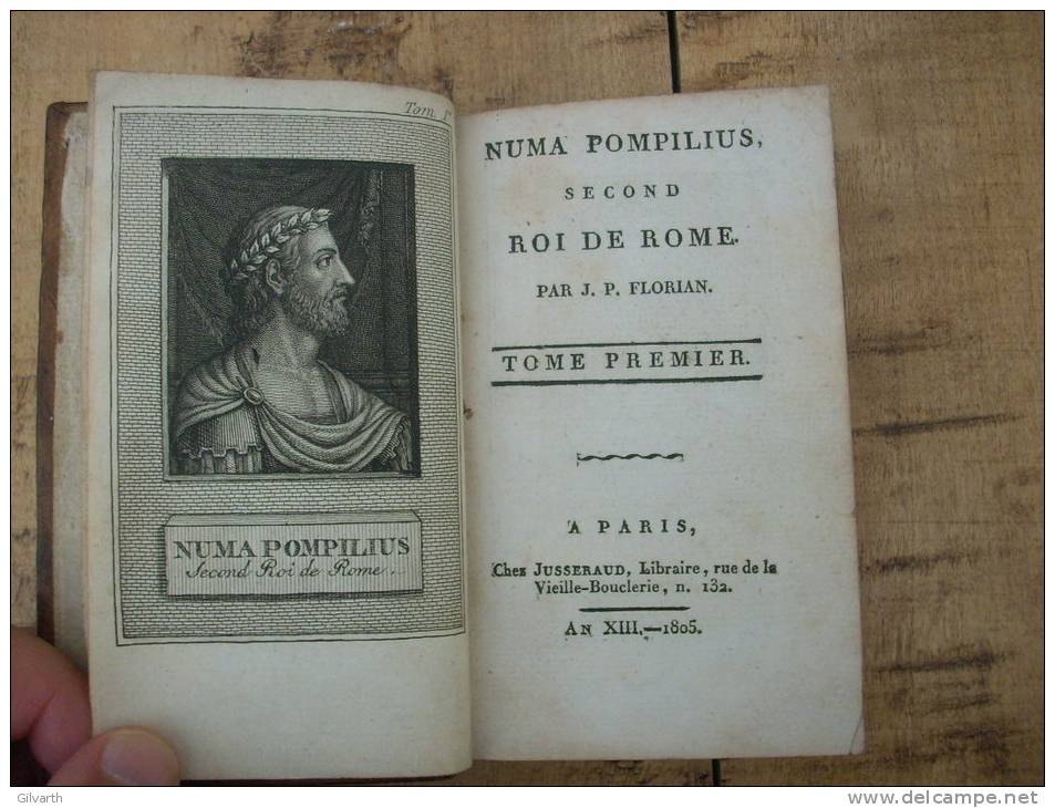 NUMA POMPILIUS Second Roi De Rome -  J. P. FLORIAN -  AN XIII 1805 - 1801-1900