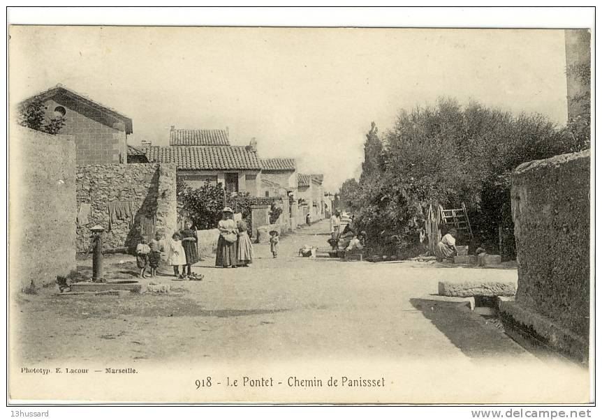 Carte Postale Ancienne Le Pontet - Chemin De Panisset - Le Pontet