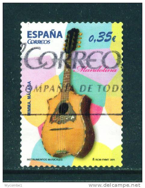 SPAIN  -  2011  Musical Instruments  35c  FU  (stock Scan) - Oblitérés