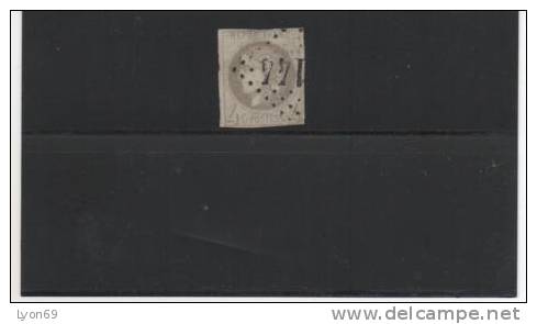 TIMBRE POSTE  BORDEAUX   N° YVERT 41 B OBLITERE - 1870 Bordeaux Printing