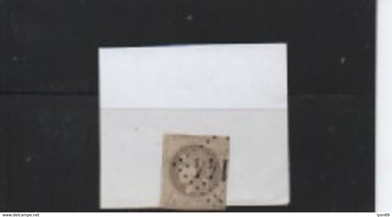 TIMBRE POSTE  BORDEAUX   N° YVERT 41 B OBLITERE - 1870 Bordeaux Printing