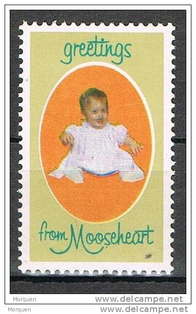 3 Label Greetings For The Child City. MOOSEHEART Illinois - Otros & Sin Clasificación