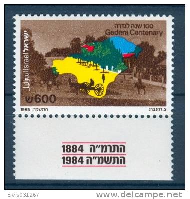 Israel - 1985, Michel/Philex No. : 1015, - MNH - *** - - Ongebruikt (met Tabs)