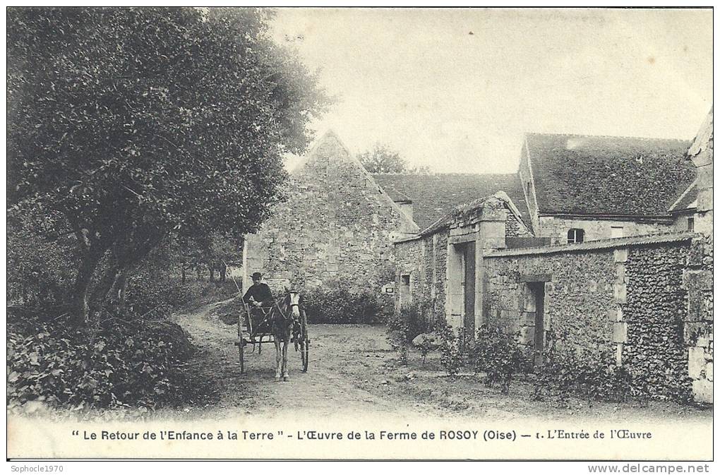 PICARDIE - 80 - OISE - NOGENT - ROSOY - Retour De L'enfance à La Terre - L'oeuvre De La Ferme De Rosoy Entrée Oeuvre - Dirigibili