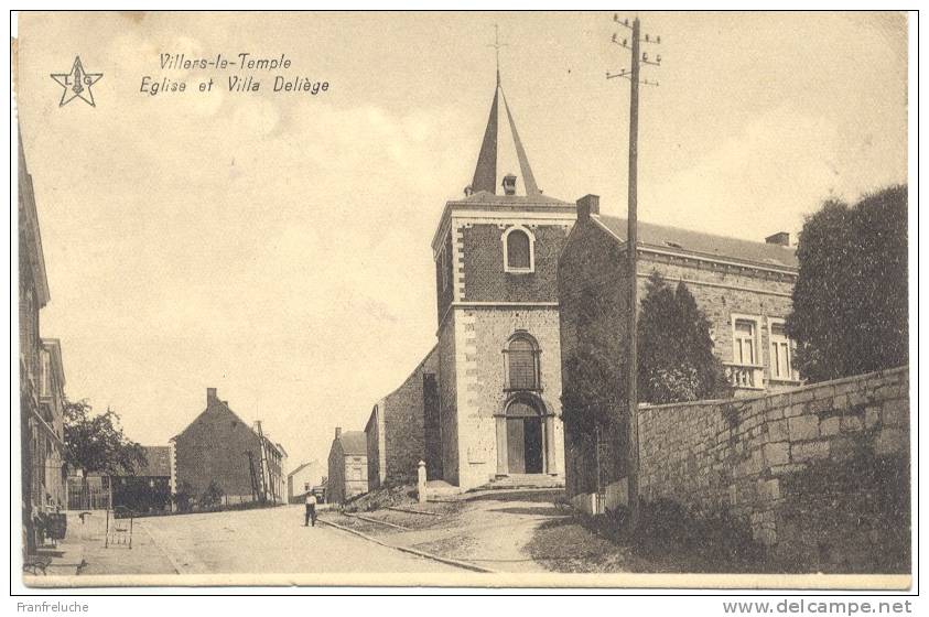 VILLERS LE TEMPLE (4550) Eglise Et Villa Deliège - Nandrin