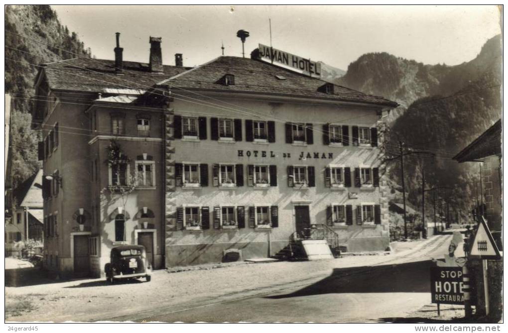 CPSM HAUT INTYAMON (Suisse-Fribourg) - Montbovon : Hôtel De Jaman - Montbovon