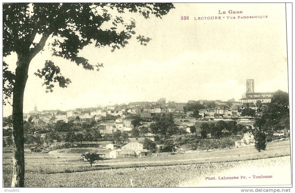 Lectoure.vue Panoramique. - Lectoure