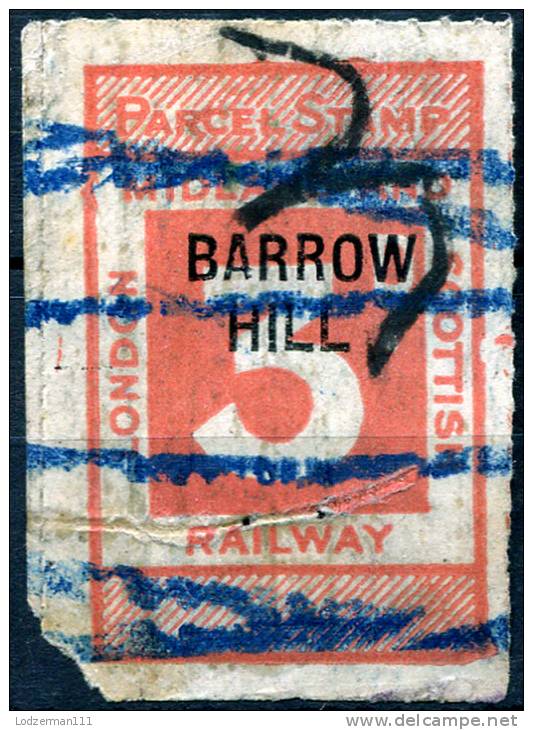GB Railway Parcel Stamp - Barrow Hill - Autres & Non Classés