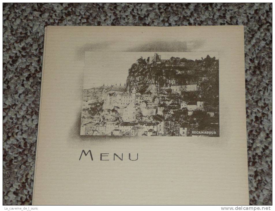 Rare Ancien Menu Vierge Début XXe, Biscuits OLIBET, Le Mondial, Rocamadour - Menus