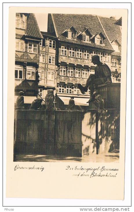 D2962   BRAUNSCHWEIG : Der Eulenspiegel-Brunnen Mit Der Bäckerklint - Weil Der Stadt