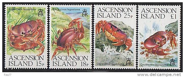 ASCENSION  // Crustacés, Crabes D'Ascension // NEUFS - MNH - Ascension (Ile De L')