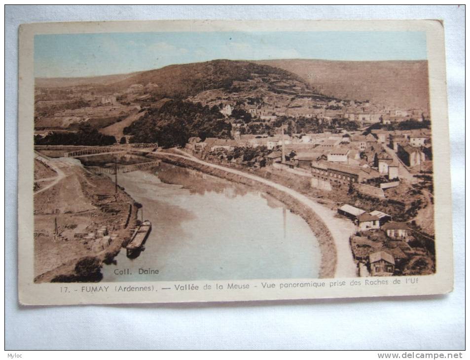 Fumay. Vallée De La Meuse. Vue Panoramique. - Fumay