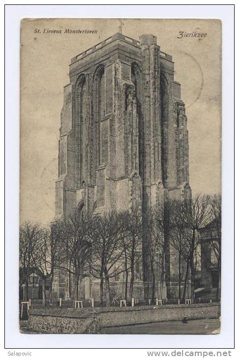 Zierikzee : St. Lievens Monstertoren  2 SCANS - Zierikzee