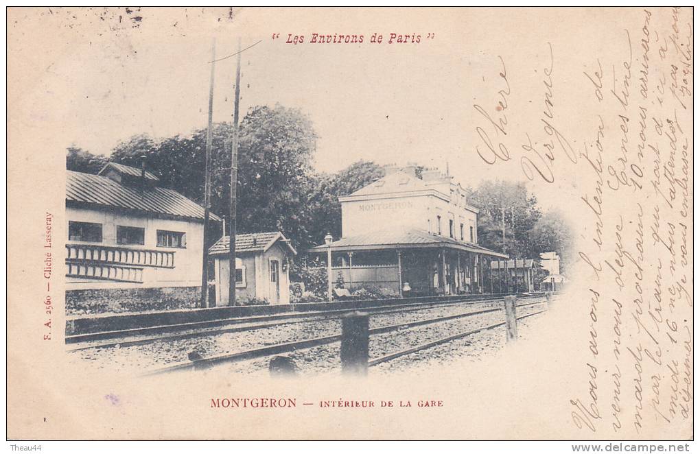 &curren;&curren; MONTGERON - Intérieur De La Gare  &curren;&curren; - Montgeron