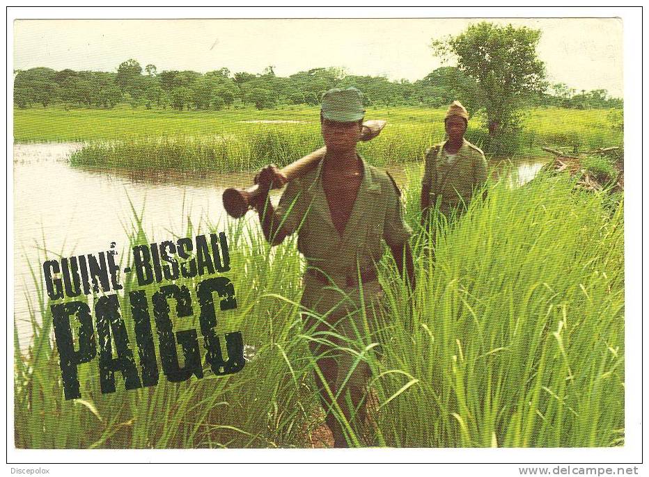 Y123 Guiné Bissau Estado Indipendente - Cartolina Propagandistica PAIGC / Non Viaggiata - Guinea Bissau