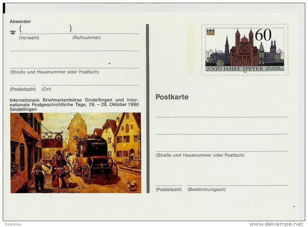 =DE GS - Illustrated Postcards - Mint