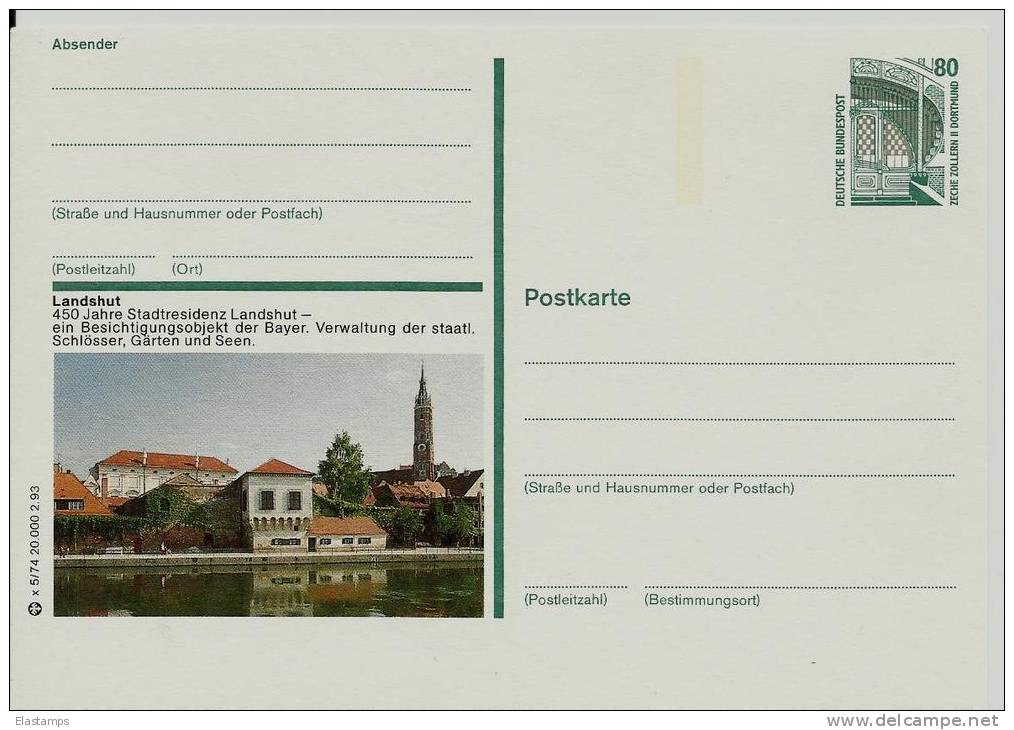 =DE GS - Illustrated Postcards - Mint