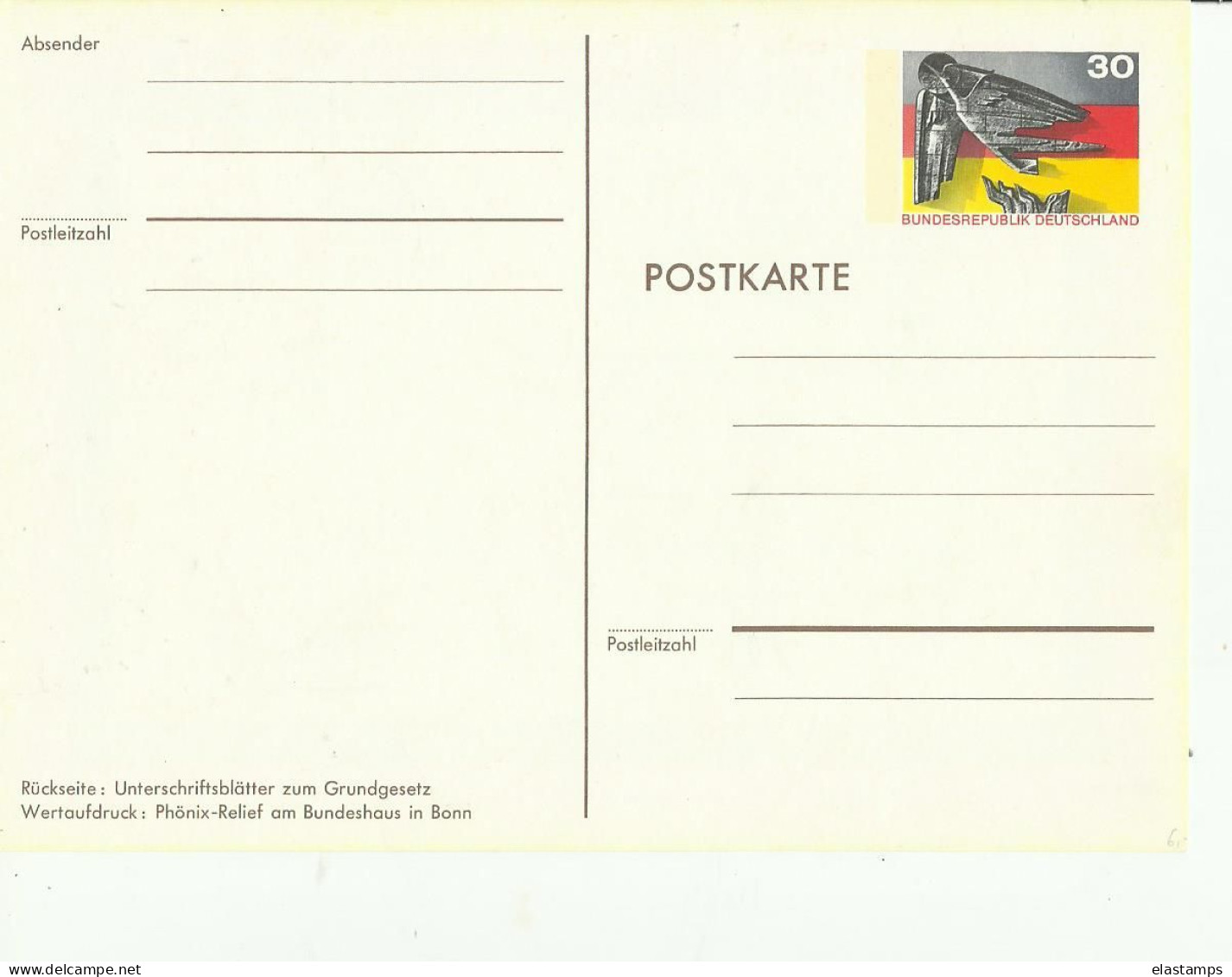 =DE GS - Postcards - Mint