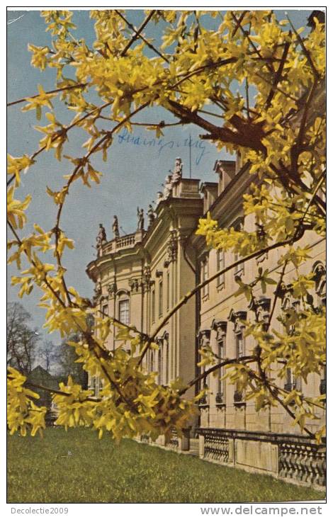 BR13945Der Mittelbau Des Alten Konigsschlosses   Gartenschau Bluhendes Barock In  Ludwigsburg   2 Scans - Ludwigsburg