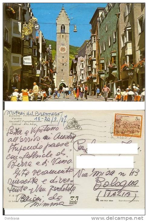 Vipiteno / Sterzing (Bolzano - Bozen): Lotto 4 Cartoline Viaggiate (auto, Topolino) - Vipiteno