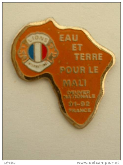 AFRIQUE - EAU ET TERRE POUR LE MALI - LIONS CLUB - Altri & Non Classificati