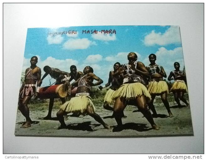 African Tribes Guerrieri Masai Mara  Danzano Kitui Dancers Africa Kenya - Danse