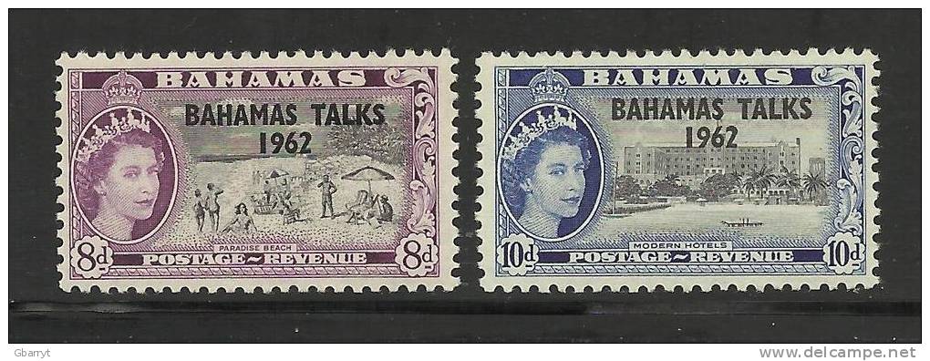 Bahamas Scott # 181 - 182  MNH VF Complete................................S33 - 1859-1963 Colonia Británica