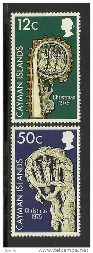 Cayman Islands Scott # 366 -367  MNH VF Complete Christmas ...............................S33 - Kaaiman Eilanden