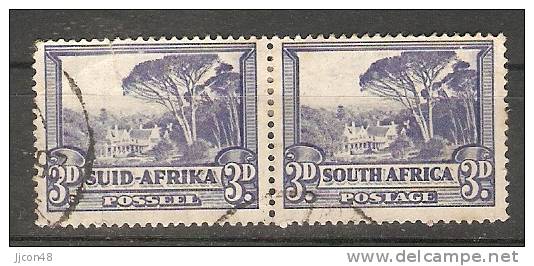 South Africa 1947-54  3d  (o) - Gebraucht