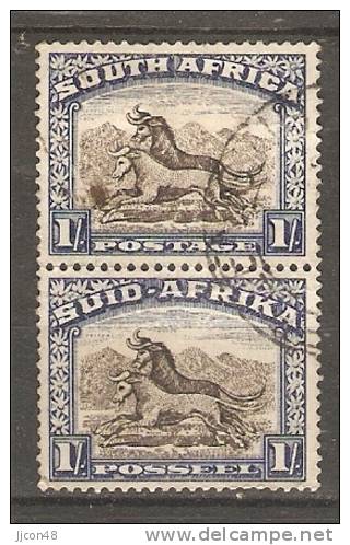 South Africa 1947-54  1/-  (o) - Used Stamps
