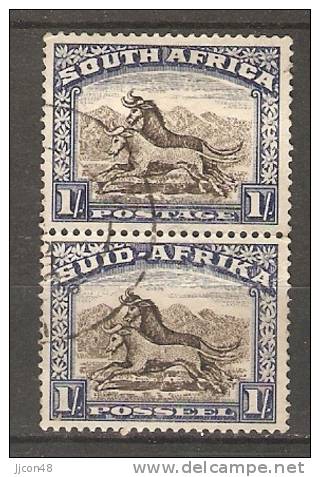 South Africa 1947-54  1/-  (o) - Used Stamps