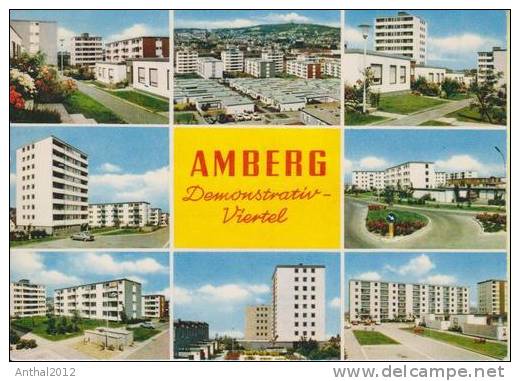 MB Amberg Demonstrativ-Viertel Hochhäuser PKW Wohnsiedlung 4.7.1979 - Amberg
